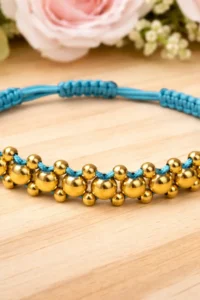 Pulsera: "Dorado Chic"