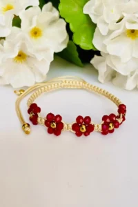 Pulsera: "Flores de Encanto"